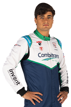 Bust of Caio Collet, driver of the #18