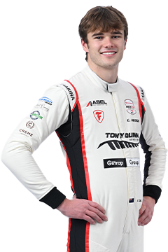 Bust of Callum Hedge, driver of the #17
