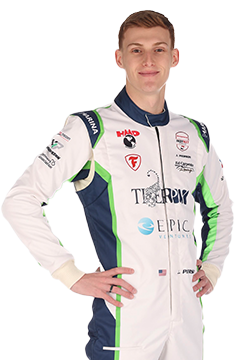 Bust of Josh Pierson, driver of the #14