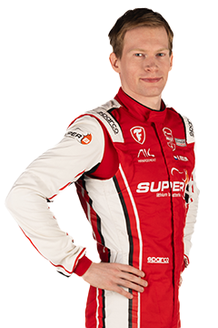 Bust of Niels Koolen, driver of the #33