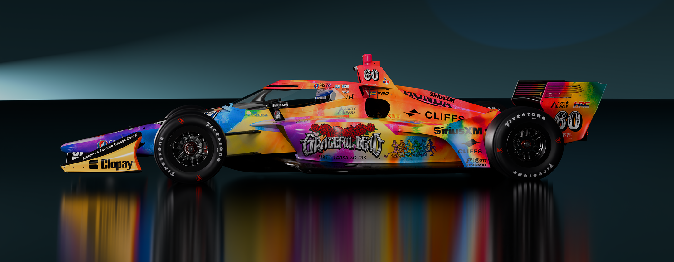 Felix Rosenqvist's Car Rockin' the Grateful Dead at Laguna Seca