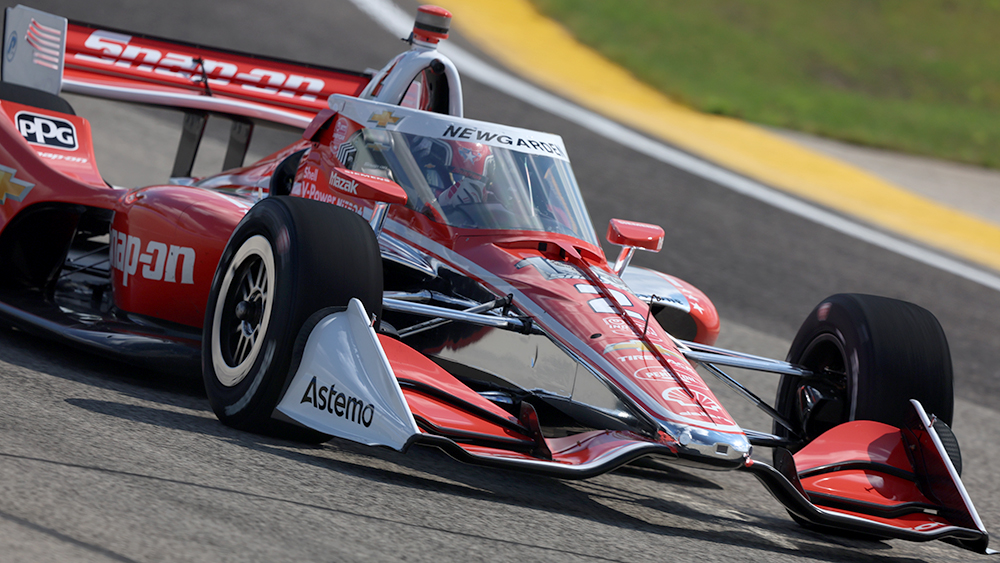 Josef Newgarden Jumps to Top in First Milwaukee Practice