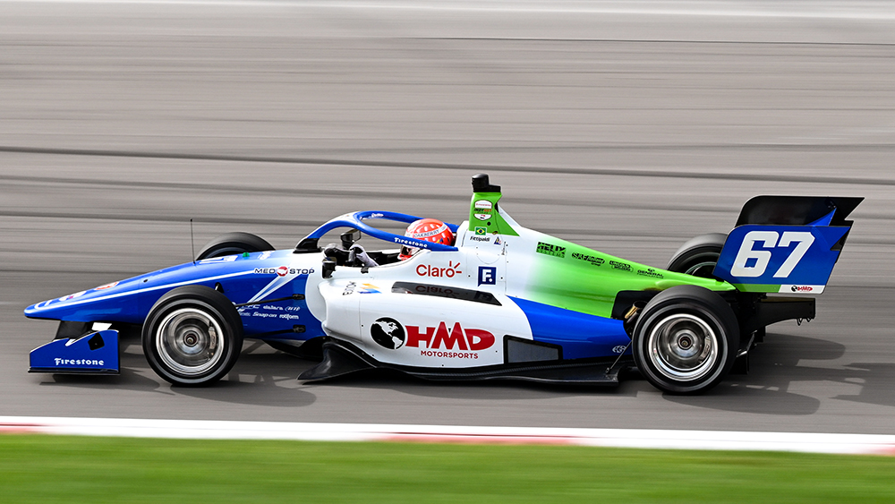 Enzo Fittipaldi Tops Open Test in First Trip to Milwaukee Mile