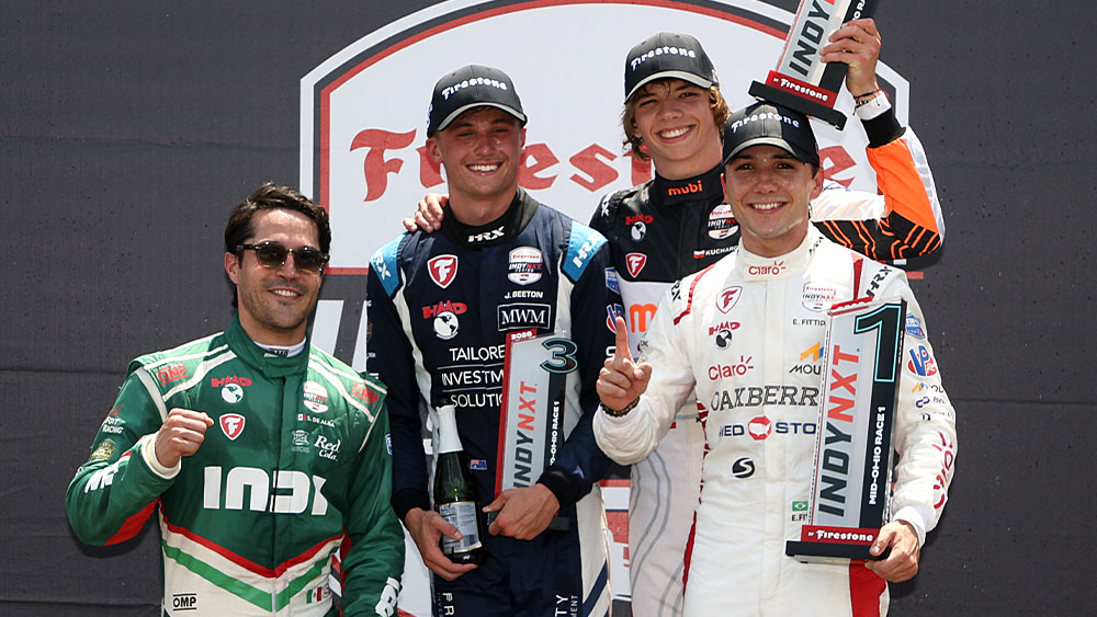 Enzo Fittipaldi Rolls from Pole, Leads HMD's Historic 1-2-3-4 Sweep
