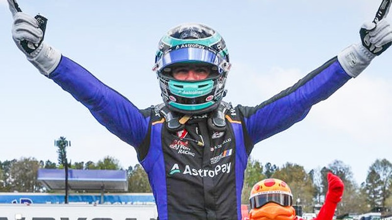 Alessandro de Tullio wins Race 2 of the 2026 Grand Prix of Alabama