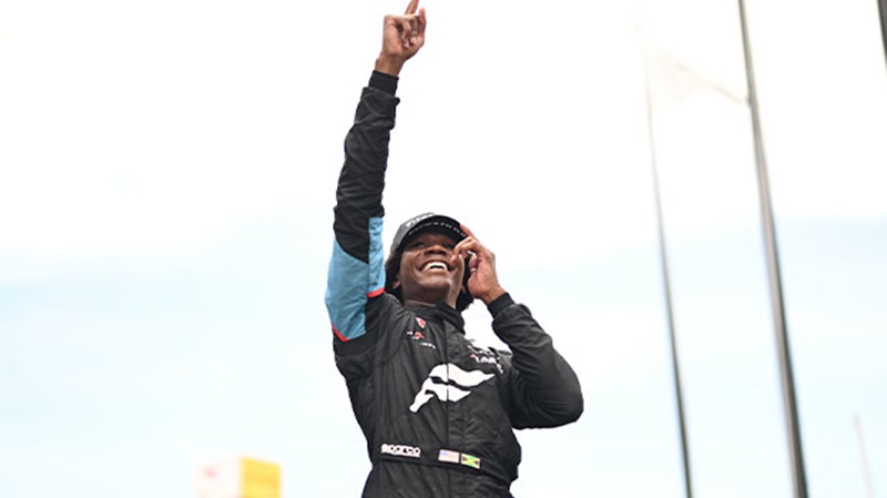 Myles Rowe wins the 2026 INDY NXT by Firestone at World Wide Technology Raceway